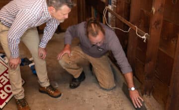 Consulting about a garage seal-up to prevent mice